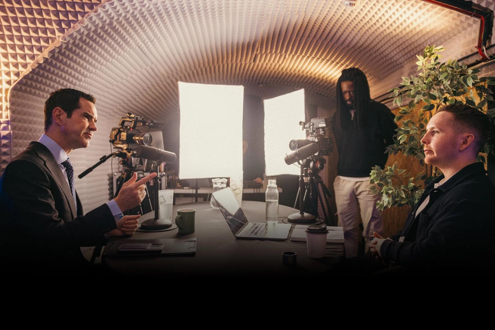 The podcast studio at 21Soho