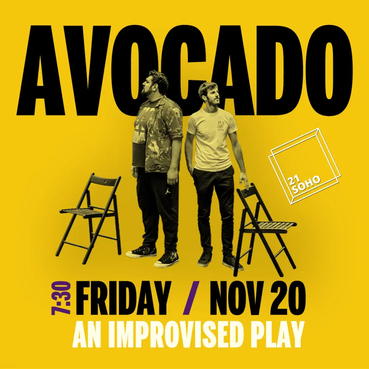 Avocado Improv: An Improvised Comedy — event artwork