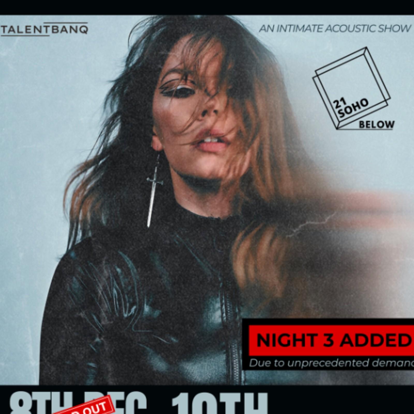 Rachel Croft LIVE at 21Soho Below | December 10th — event artwork