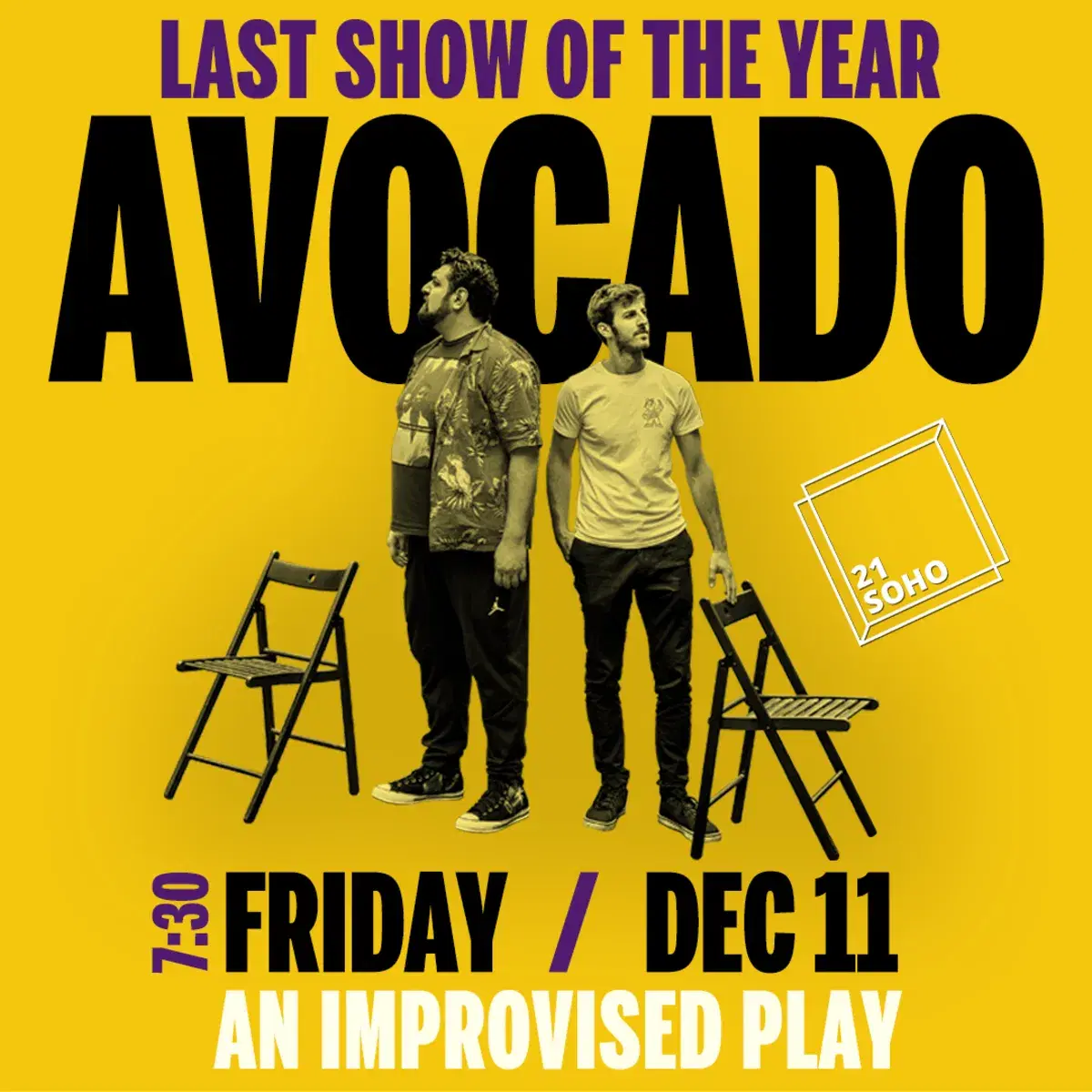 Avocado Improv: An Improvised Comedy — event artwork