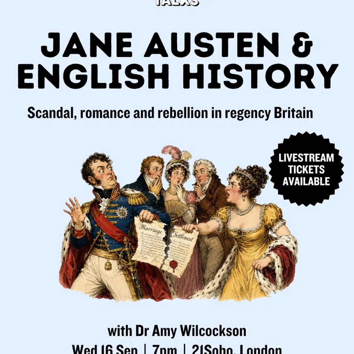 Jane Austen & English History — event artwork