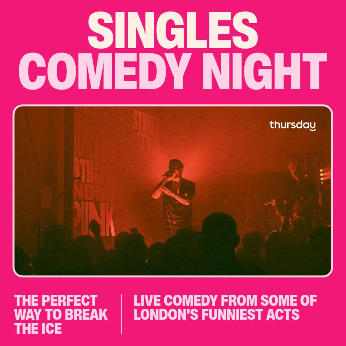 Friday | Singles Comedy Night | Soho — event artwork