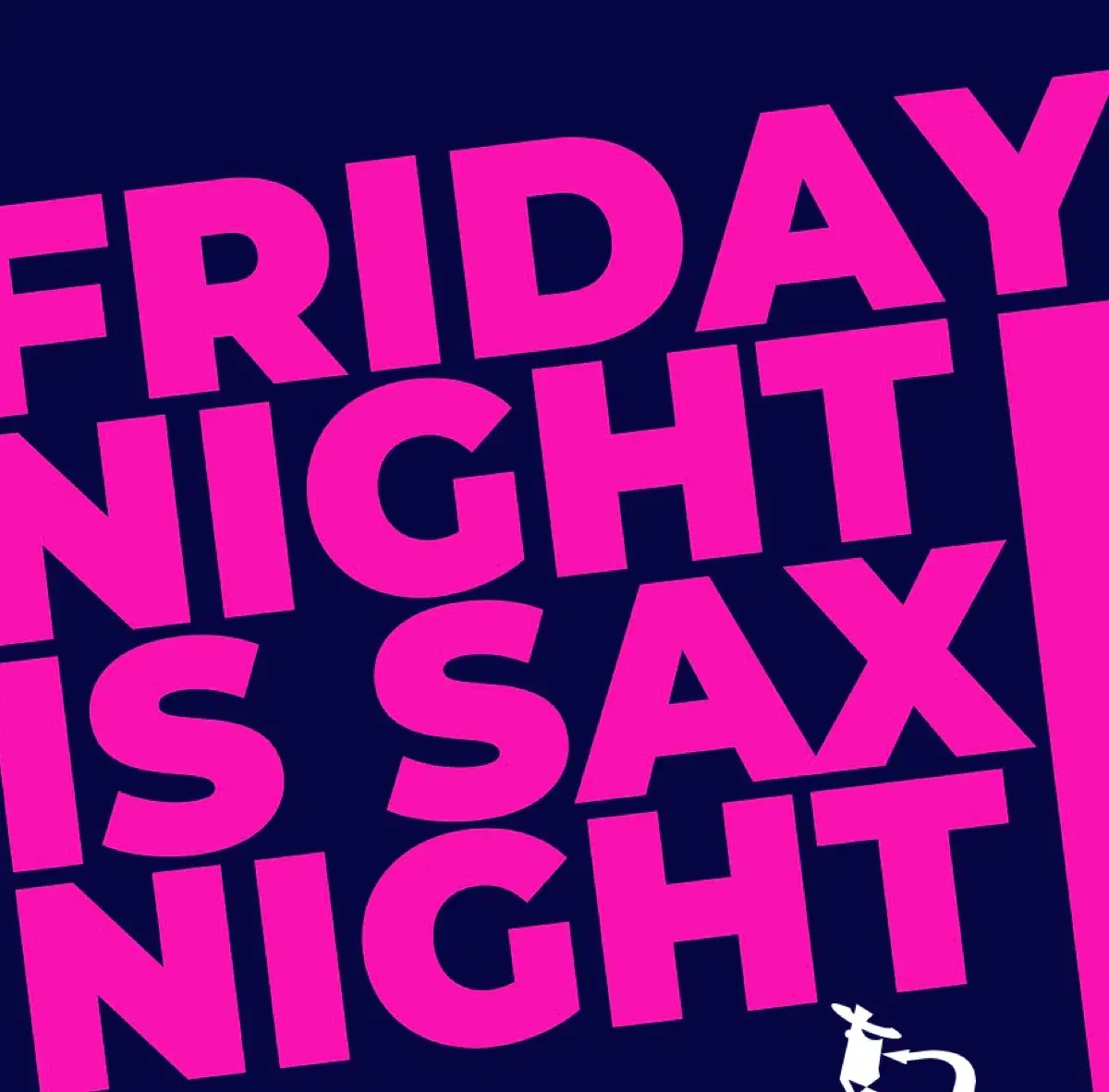 The Secret Sax Party — event artwork