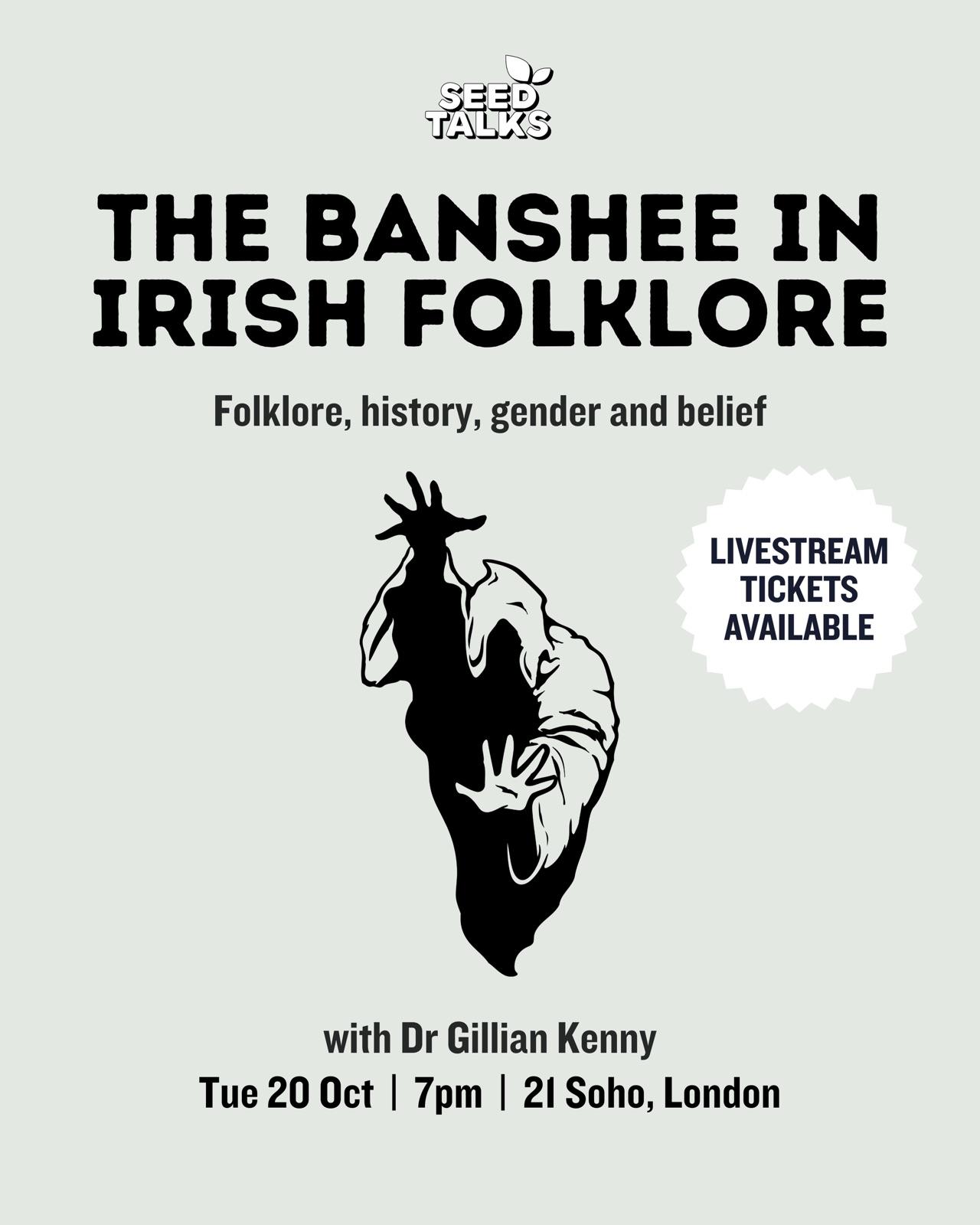 The Banshee in Irish Folklore: Folklore, history, gender and belief — event artwork