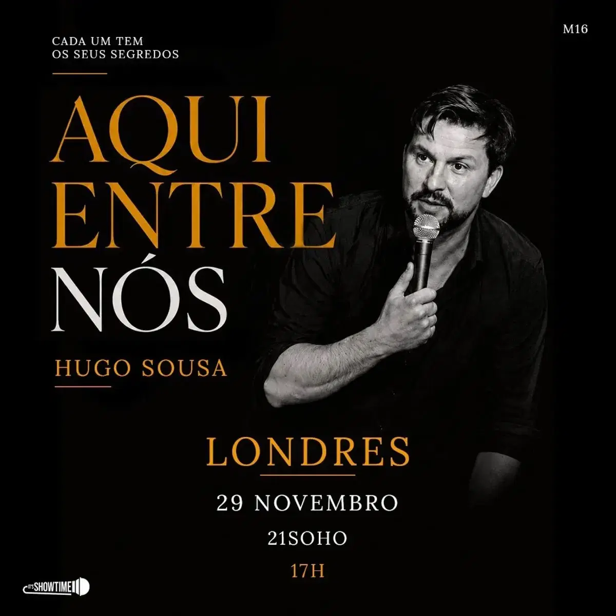 Hugo Sousa – Aqui Entre Nós — event artwork