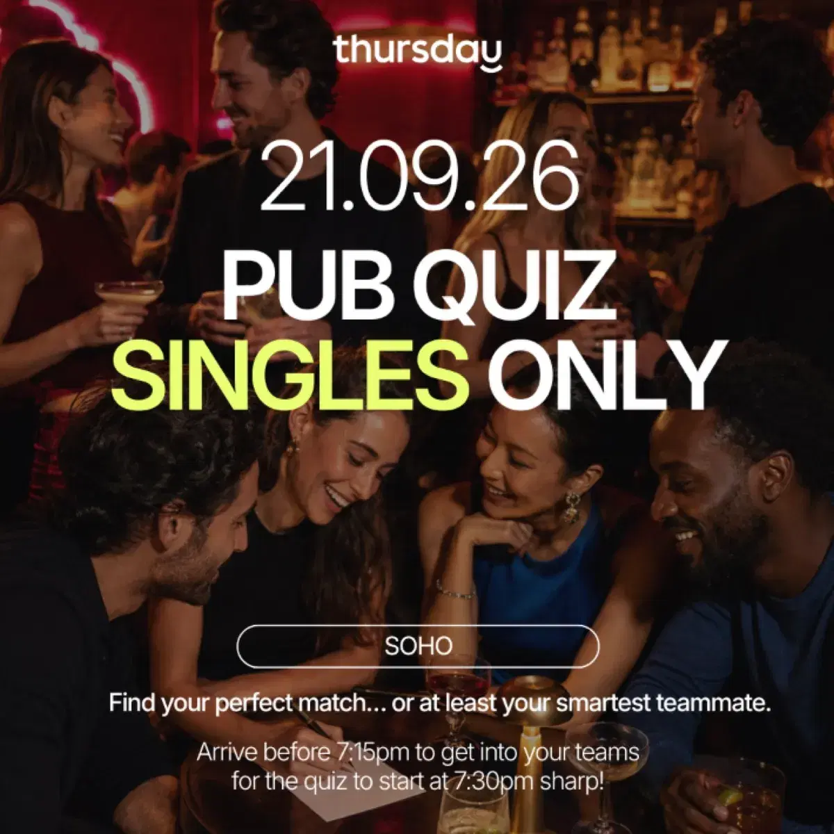 Monday | Pub Quiz Night | Soho — event artwork