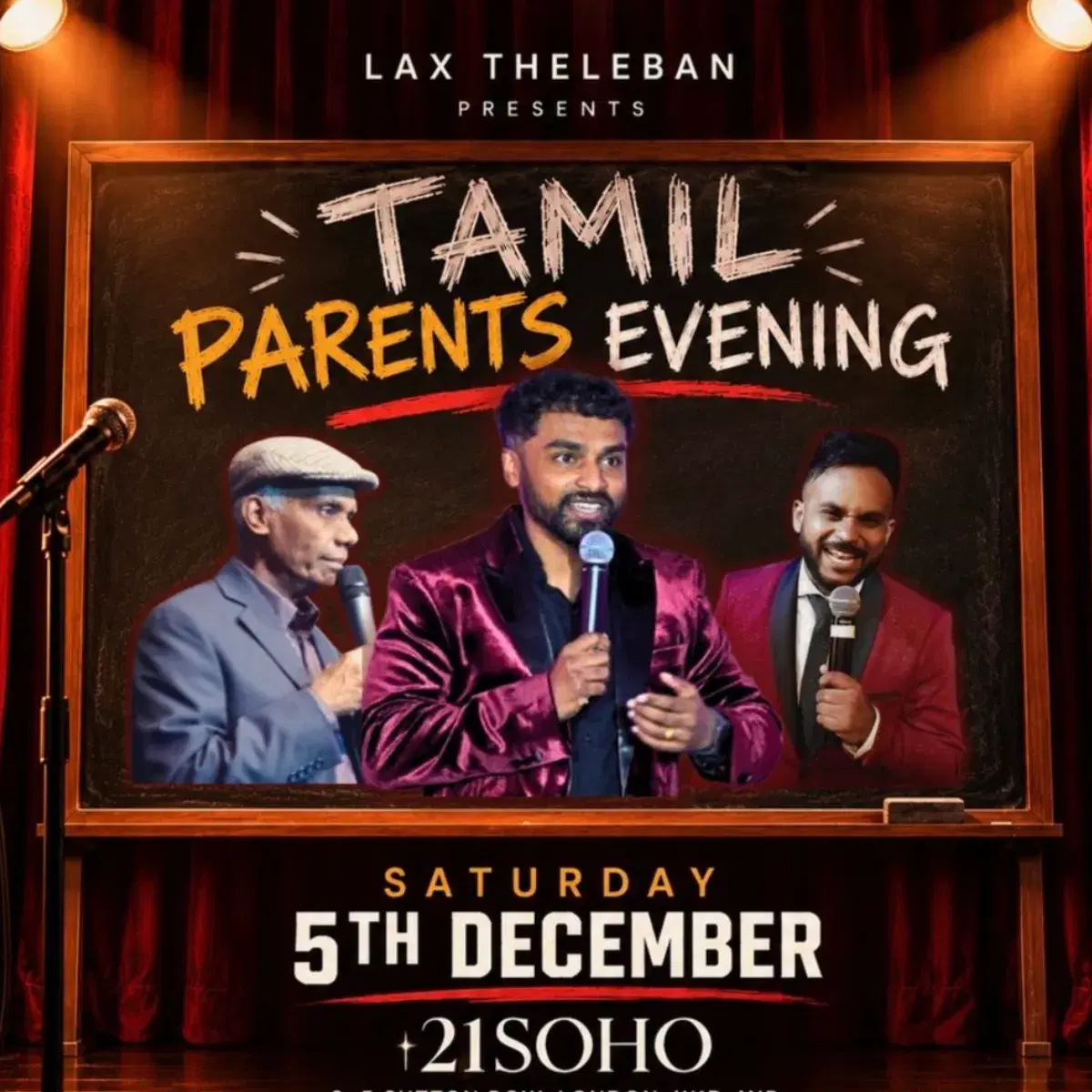 Tamil Parents Evening — event artwork