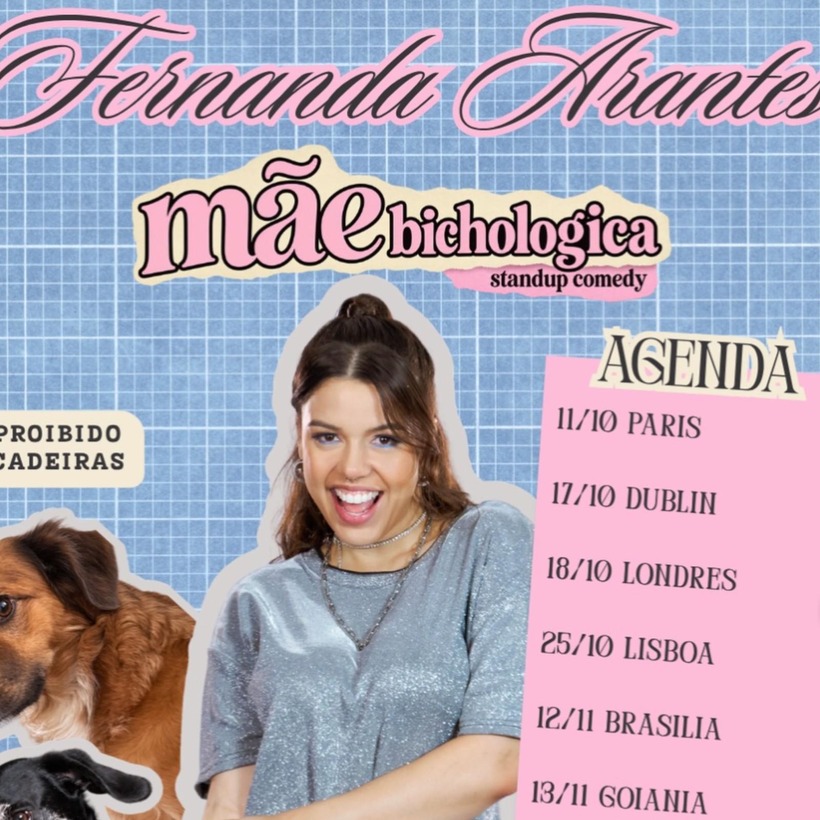 Fernanda Arantes stand up comedy — event artwork