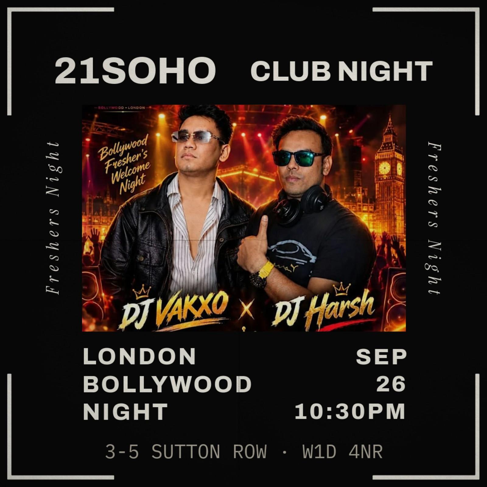 London Bollywood Night | Fresher's Event — event artwork