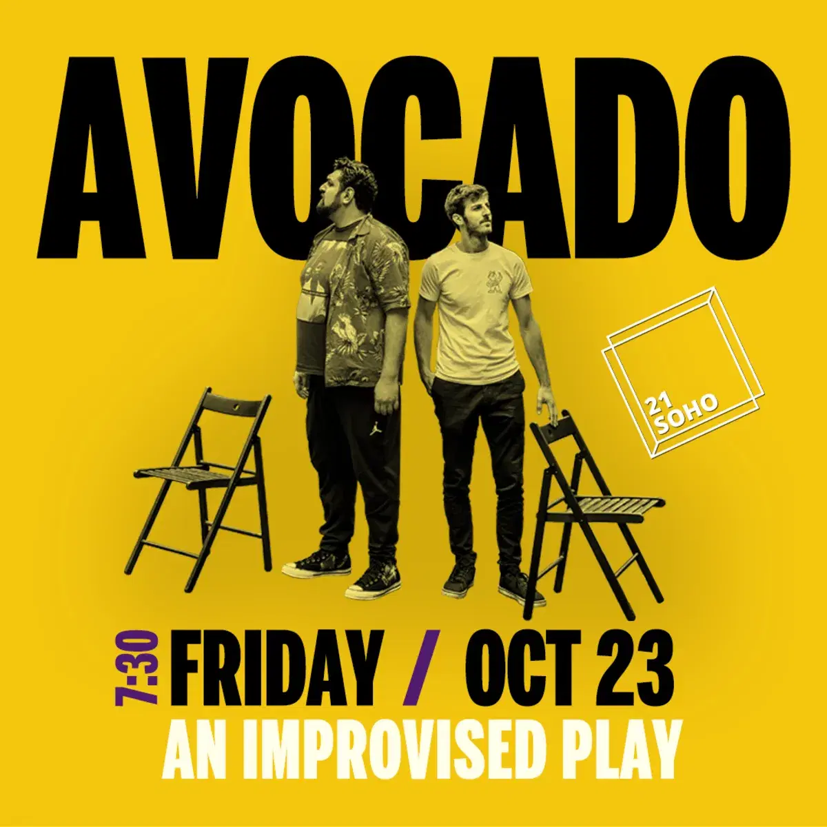 Avocado Improv: An Improvised Comedy | Oct 23rd — event artwork