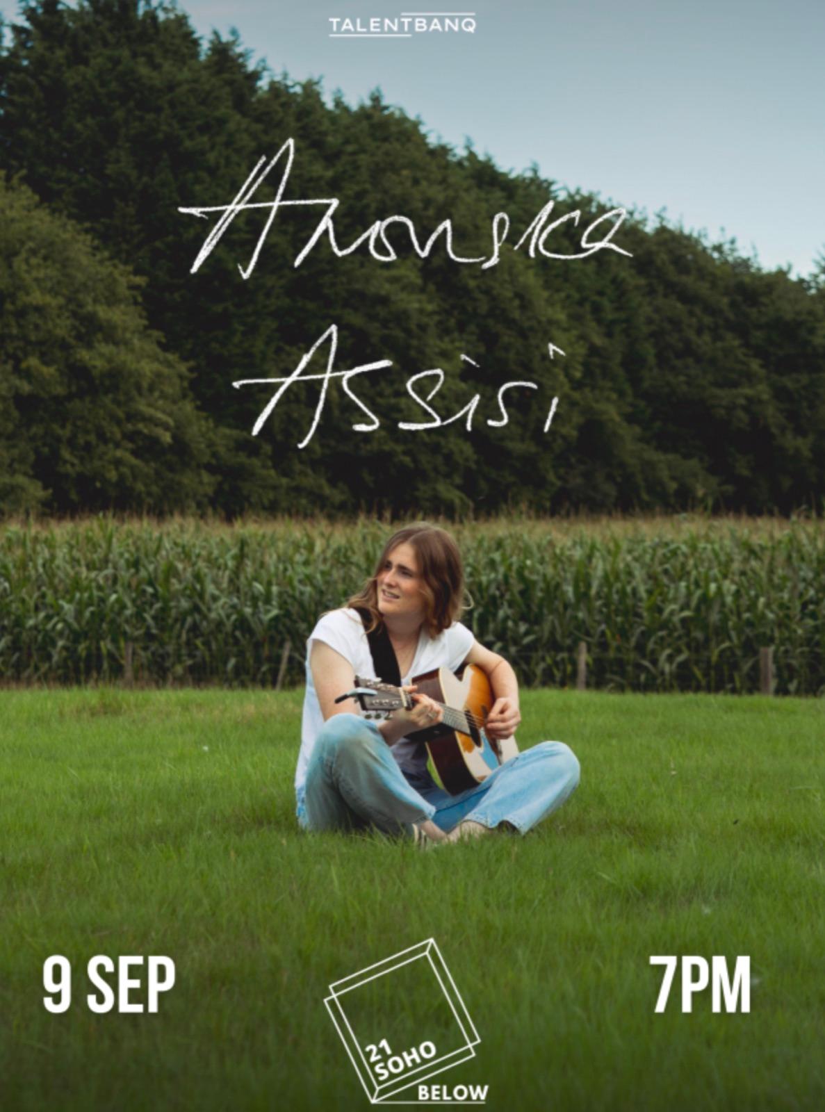 Anouska Assisi LIVE at 21Soho Below — event artwork