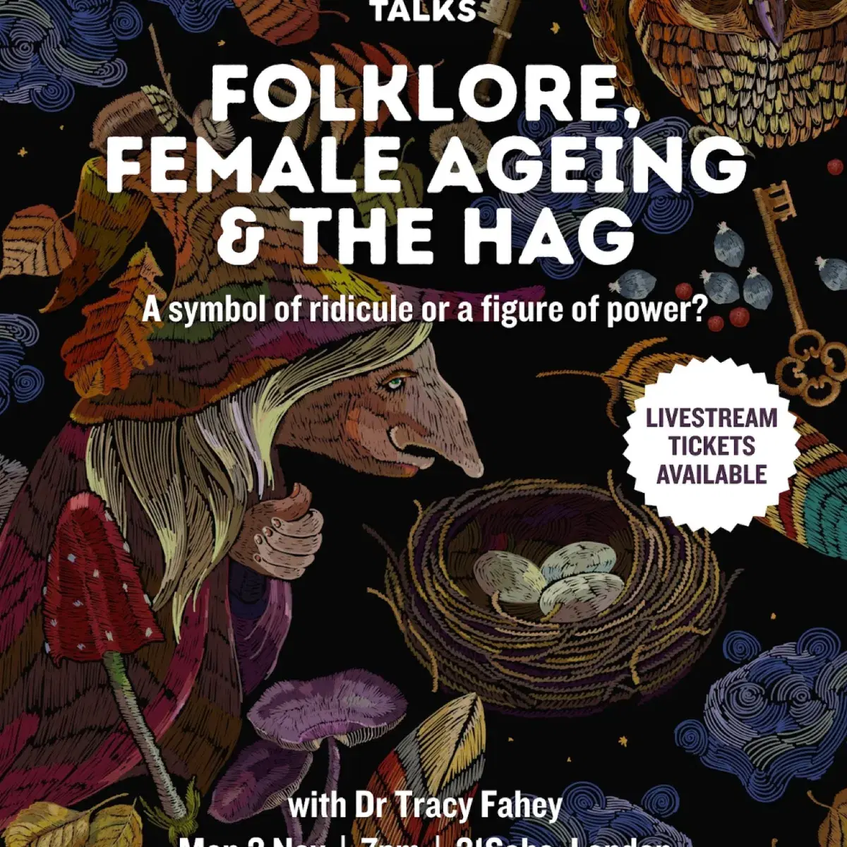 Folklore, Female Aging & The Hag — event artwork