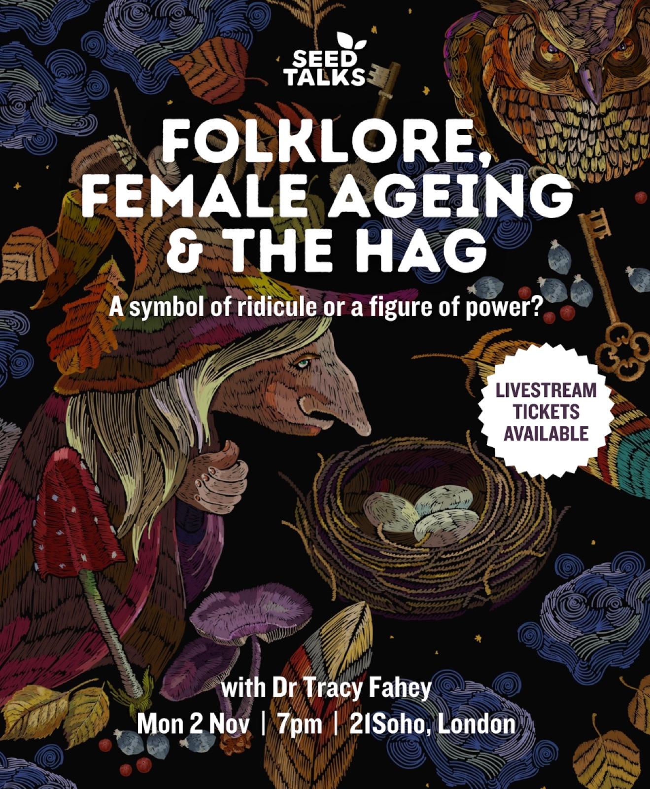 Folklore, Female Aging & The Hag — event artwork