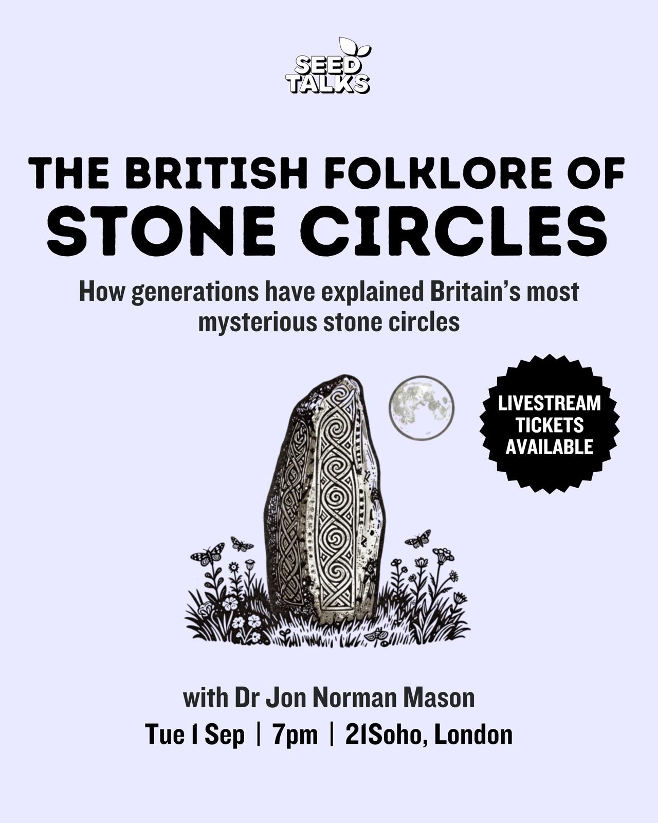 The British Folklore of Stone Circles — event artwork